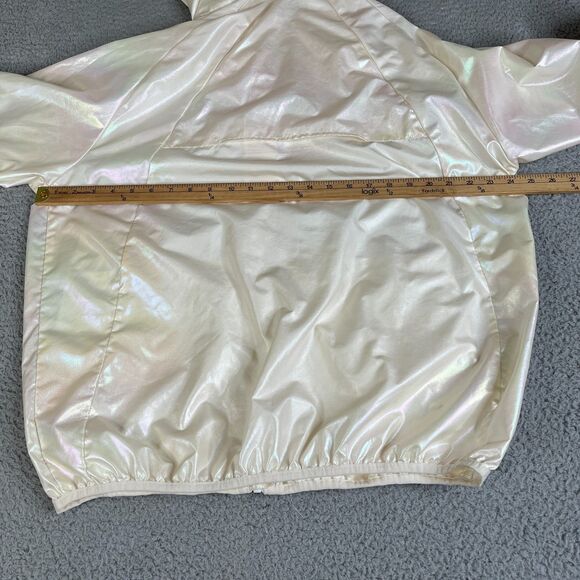 Adams State University Jacket Men XL Windbreaker Hoodie Zip Up Shiny Multicolor - Picture 14 of 16